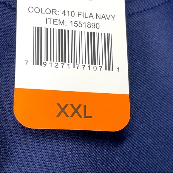 Fila Men’s Performance Sweatshirt Activewear Hoodie Size XXL 2XL Navy Blue NWT - Picture 11 of 16